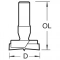 ROUTER MACHINE BIT 40MM DIA HINGE