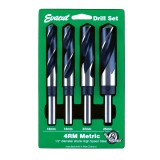 4RM 1/2 SHANK METRIC DRILL SET