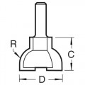 SASH BAR OVOLO JOINT 10MM RAD