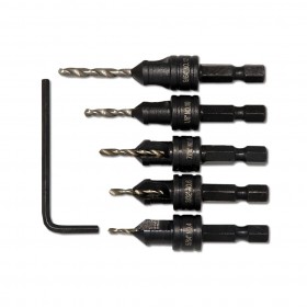 LANCASTER 5pc COUNTERSINK SET