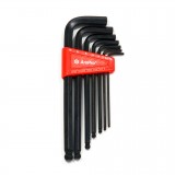 AMPRO 7 Pce BALL POINT METRIC HEX KEY SET