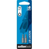 SCRDVER BIT TORX T10X25MM 2PK