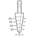 SNAPPY STEP DRILL 4MM TO 12MM